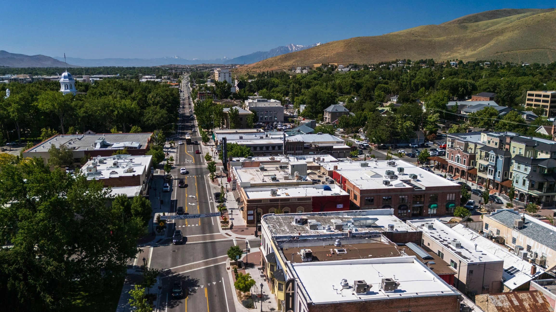 Nevada downtown streetscape