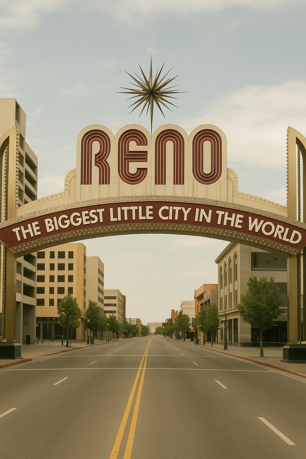 Downtown Reno and Northern Nevada scenery
